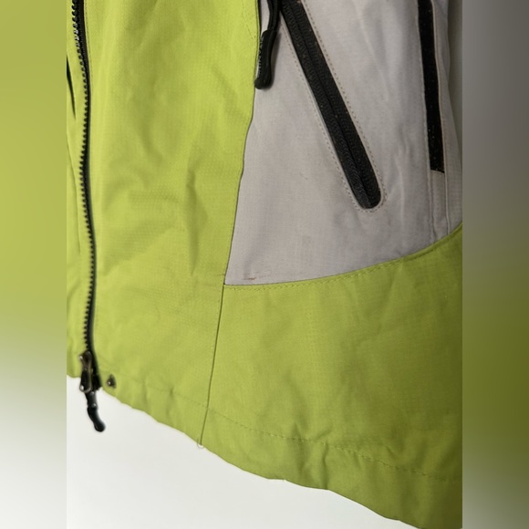 Columbia TITANIUM OMNI TECH Women Jacket Coat Lime Green Shell Ski Snowboard Y2K - Picture 5 of 17